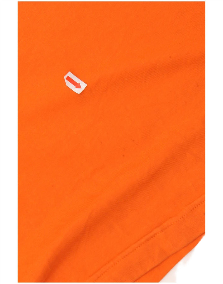 ADIDAS Grafik-T-Shirt für Jungen, 13–14 Jahre, orange Baumwolle