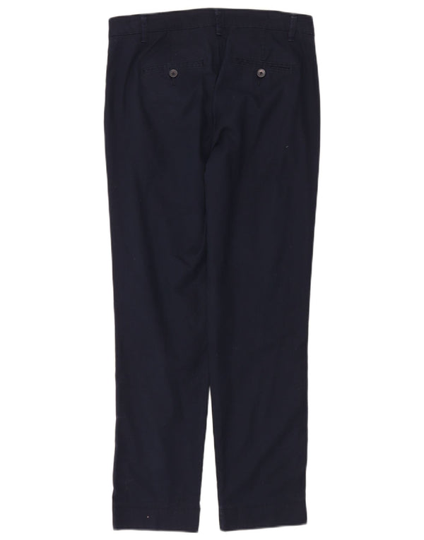 Benetton Slim Chino-Hose für Damen, UK 10, Größe S, W30, L27, Marineblau, Baumwolle