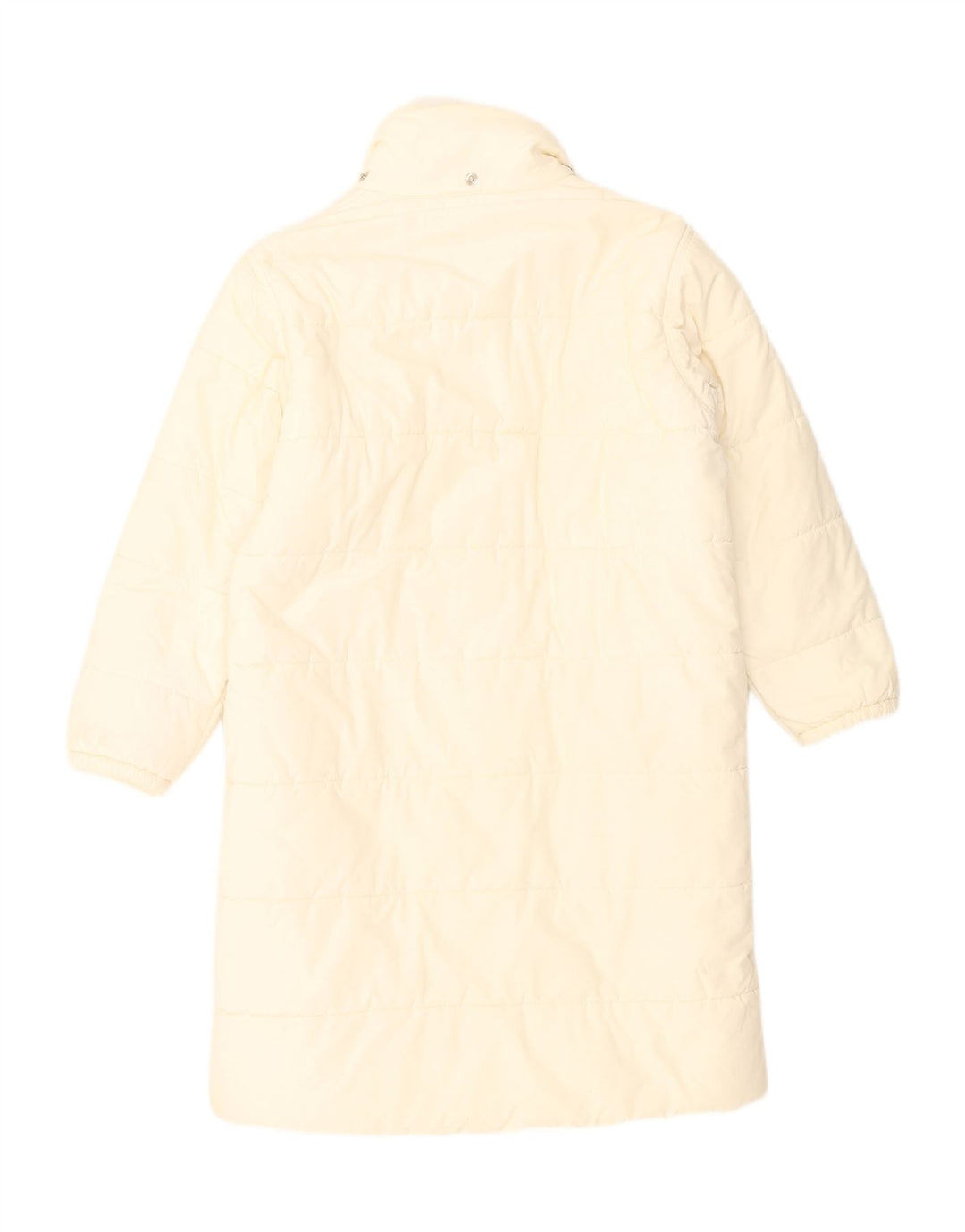 ONYX Womens Padded Coat UK 10 Small Off White Polyamide Vintage Onyx and Second-Hand Onyx from Messina Hembry 