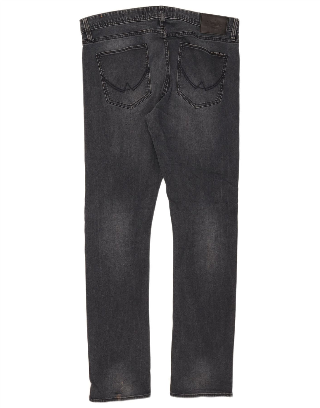 Superdry Herren Corporal Slim Jeans W34 L32 Marineblau Baumwolle