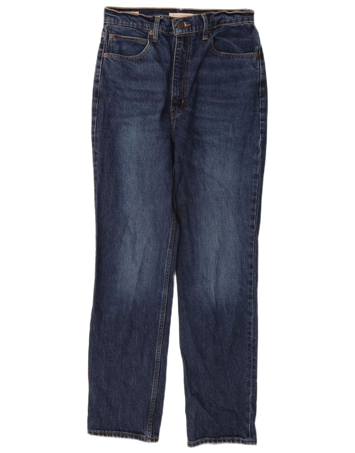 Levi's Damen High Rise Slim Straight Jeans W28 L29 Blaue Baumwolle