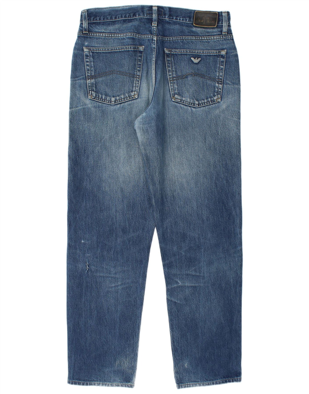 ARMANI JEANS Herren Tapered Jeans W36 L32 Blaue Baumwolle
