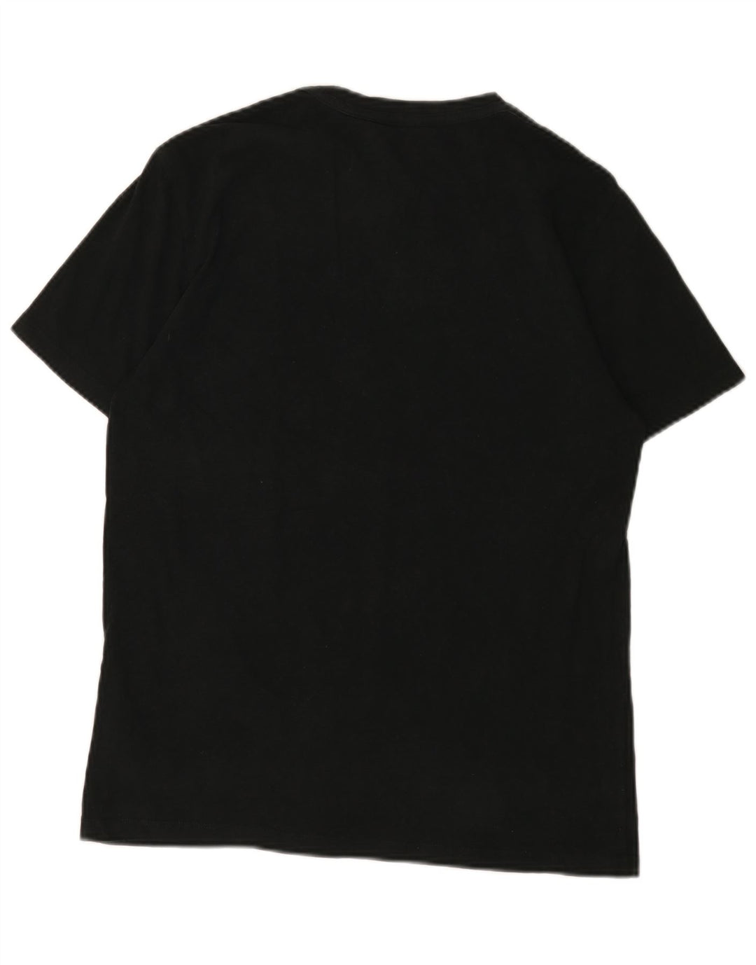 All Saints Herren-T-Shirt aus mittelschwarzer Baumwolle