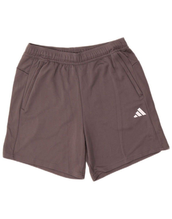 Adidas Herren Aeroready Regular Fit Sportshorts Großes graues Polyester