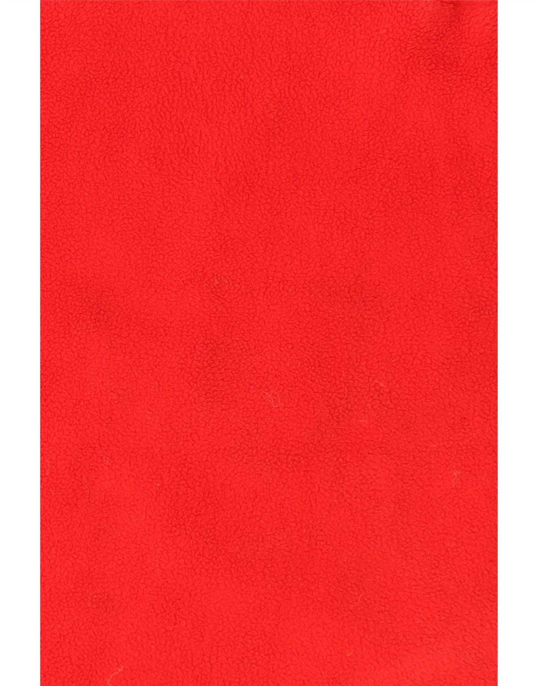 Brugi Herren-Fleecepullover mit Reißverschluss am Hals, großes rotes Polyester