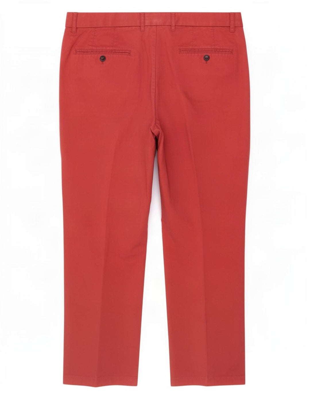 Marks & Spencer Herren Blue Harbor Regular Chinohose W44 L29 Rot