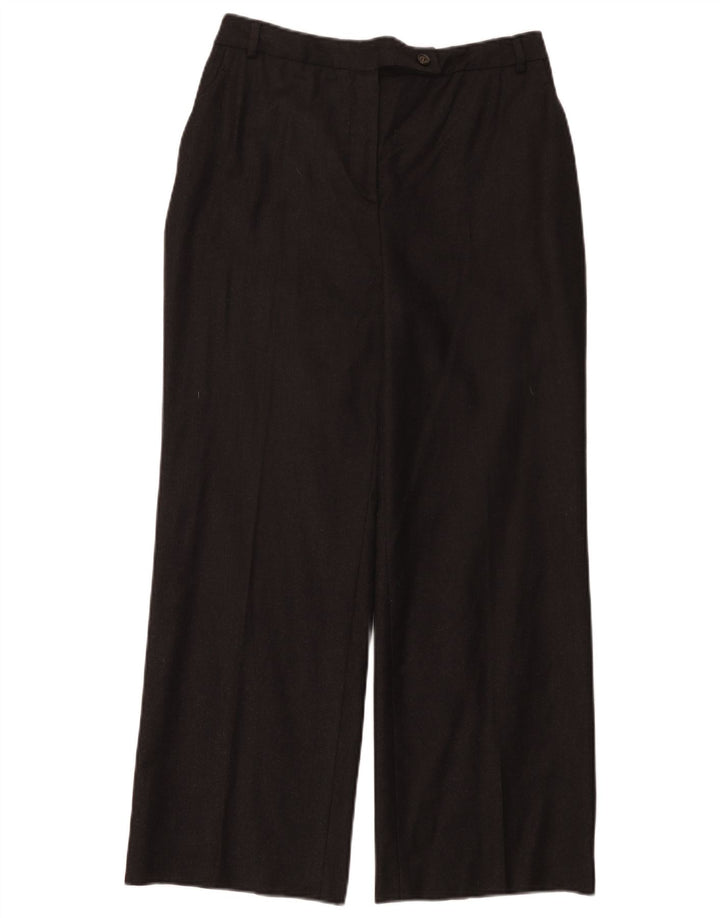 Aspesi Damen-Anzughose mit lockerer Passform, W30, L27, Schwarz