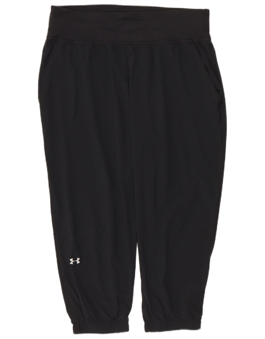 Under Armour Damen Capri-Trainingshose, Jogginghose, UK 14, mittelschwarz