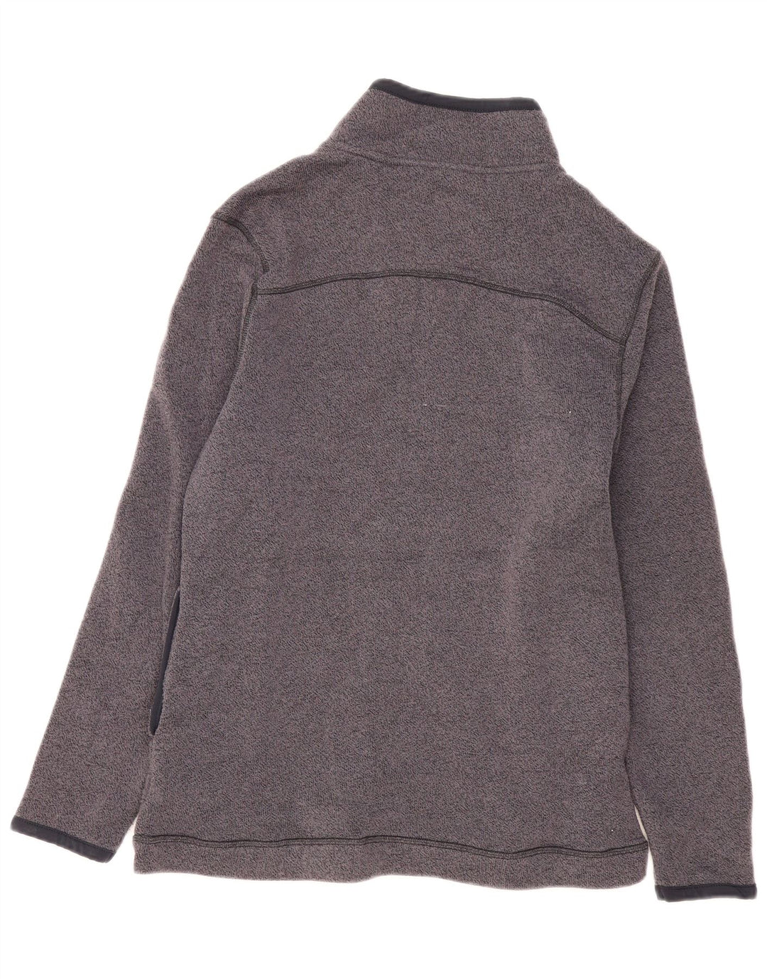 Weird Fish Herren-Trainingsanzugoberteil aus mittelgrau meliertem Polyester