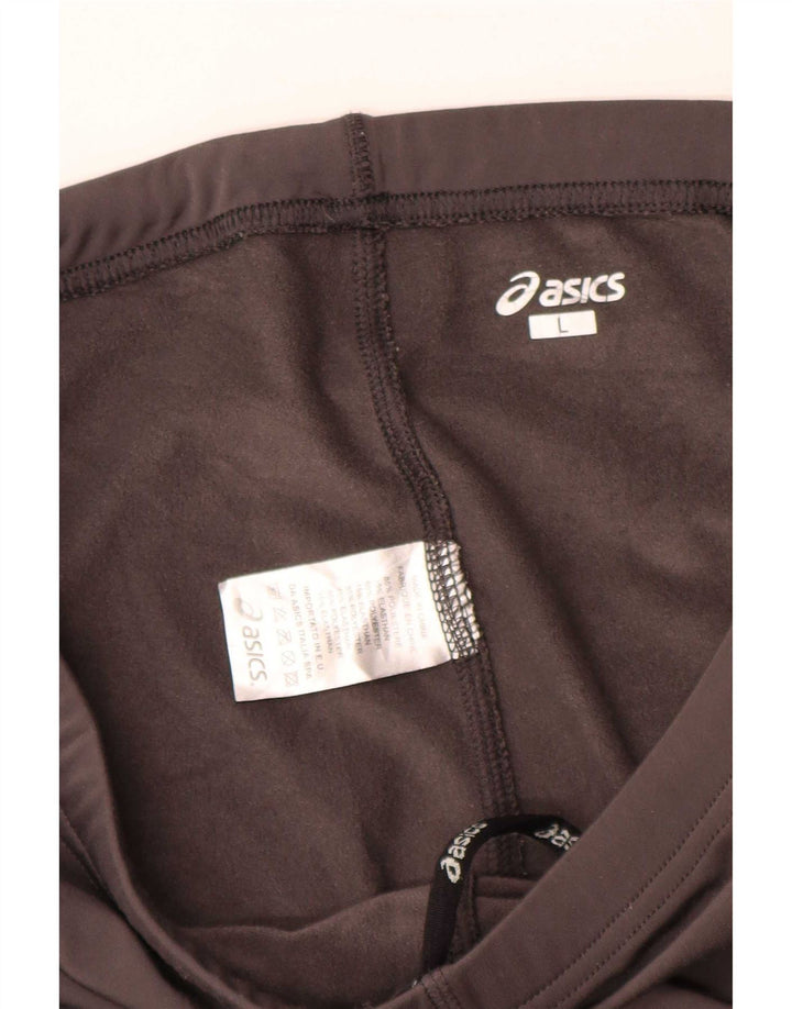 Asics Herren-Leggings, großes graues Polyester