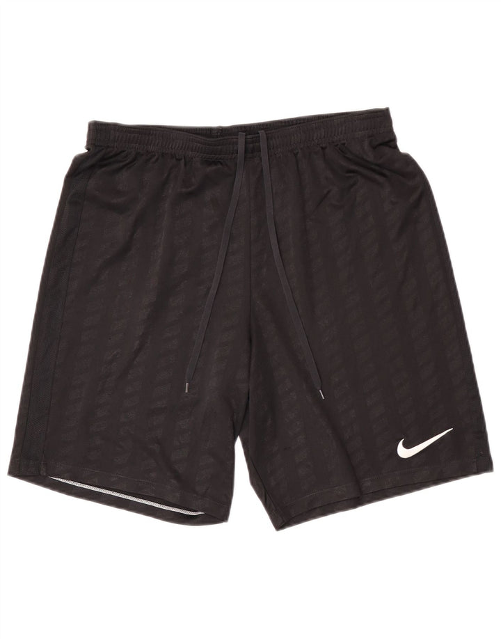 Nike Herren-Sportshorts, groß, aus schwarzem Polyester