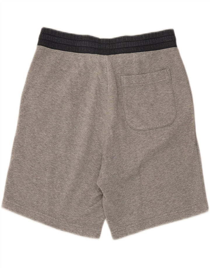 Converse Herren-Sportshorts, Größe S, Grau, Colourblock-Baumwolle
