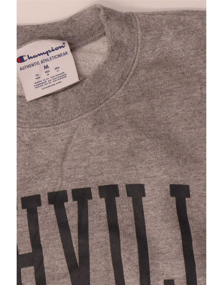Champion Herren Nashville Graphic Sweatshirt Pullover Mittelgrau meliert