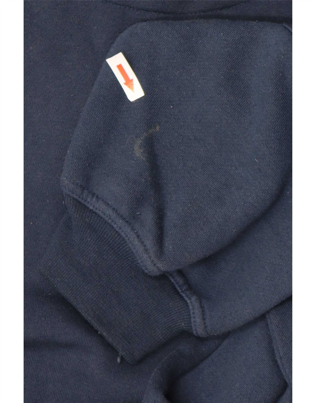 Ellesse Herren-Sweatshirt mit Reißverschluss am Hals, groß, marineblaue Baumwolle