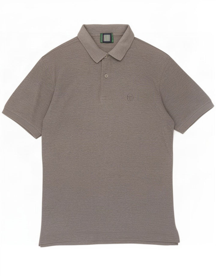 Sergio Tacchini Herren Poloshirt Mittelgrau meliert