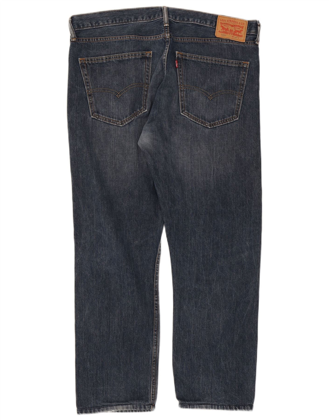 Levi's Herren 508 Straight Jeans W36 L29 Marineblau Baumwolle