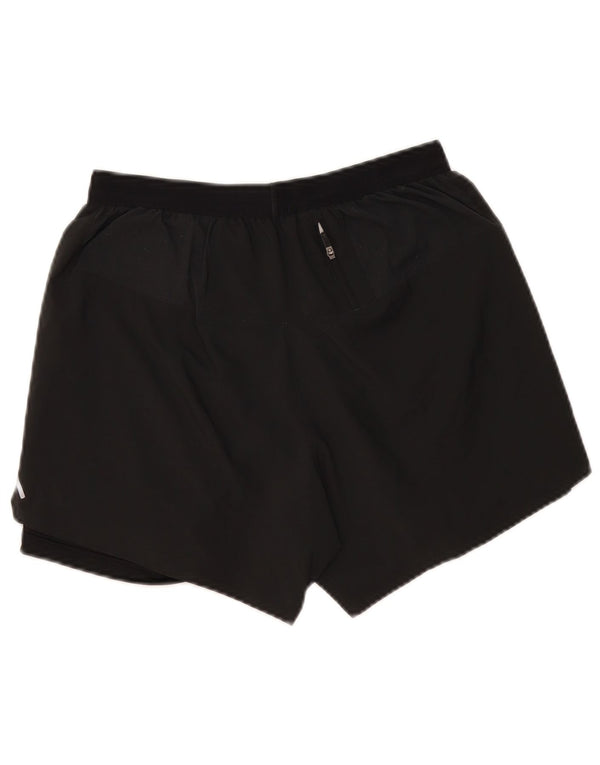 Nike Damen Dri Fit Sport Shorts UK 12 Medium Schwarz