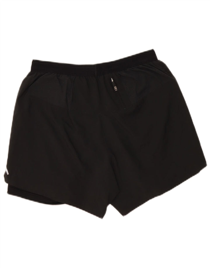 Nike Damen Dri Fit Sport Shorts UK 12 Medium Schwarz