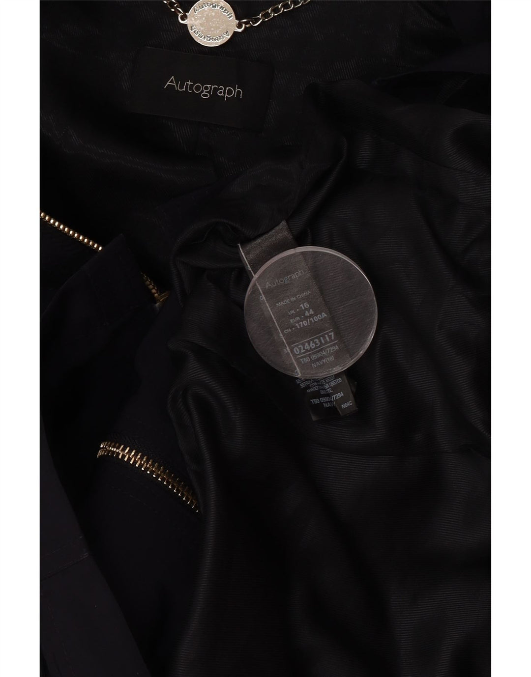 Marks & Spencer Damen Autograph Utility Jacke UK 16 Large Marineblau