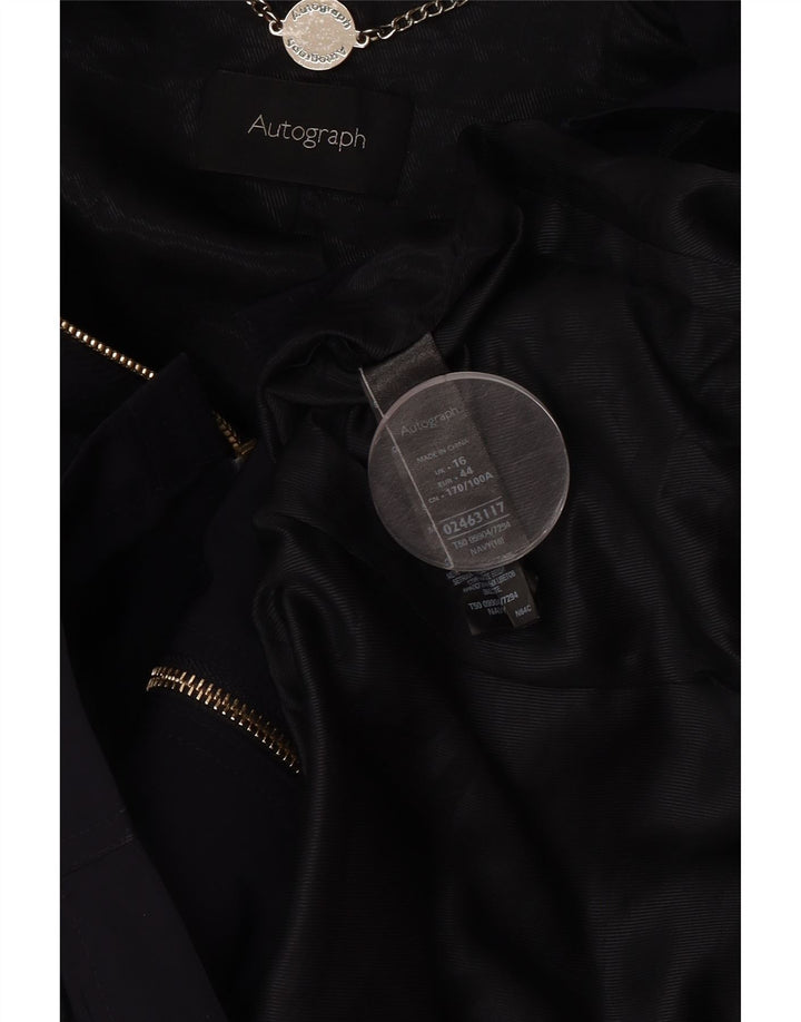 Marks & Spencer Damen Autograph Utility Jacke UK 16 Large Marineblau