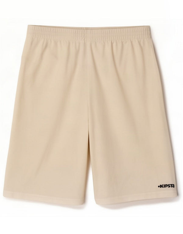 KIPSTA Herren-Sportshorts, mittelweißes Polyester