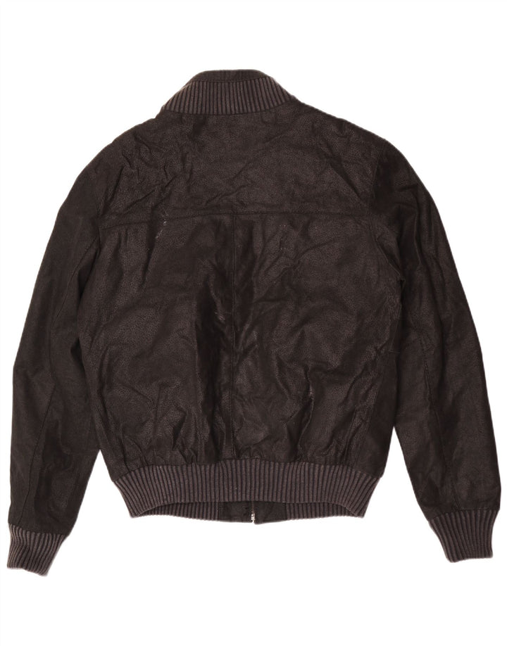 Zarro Herren Lederjacke IT 54 2XL Schwarz