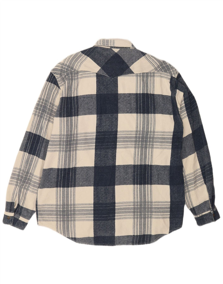 Carrera Herren Flanellhemd XL Blau kariert