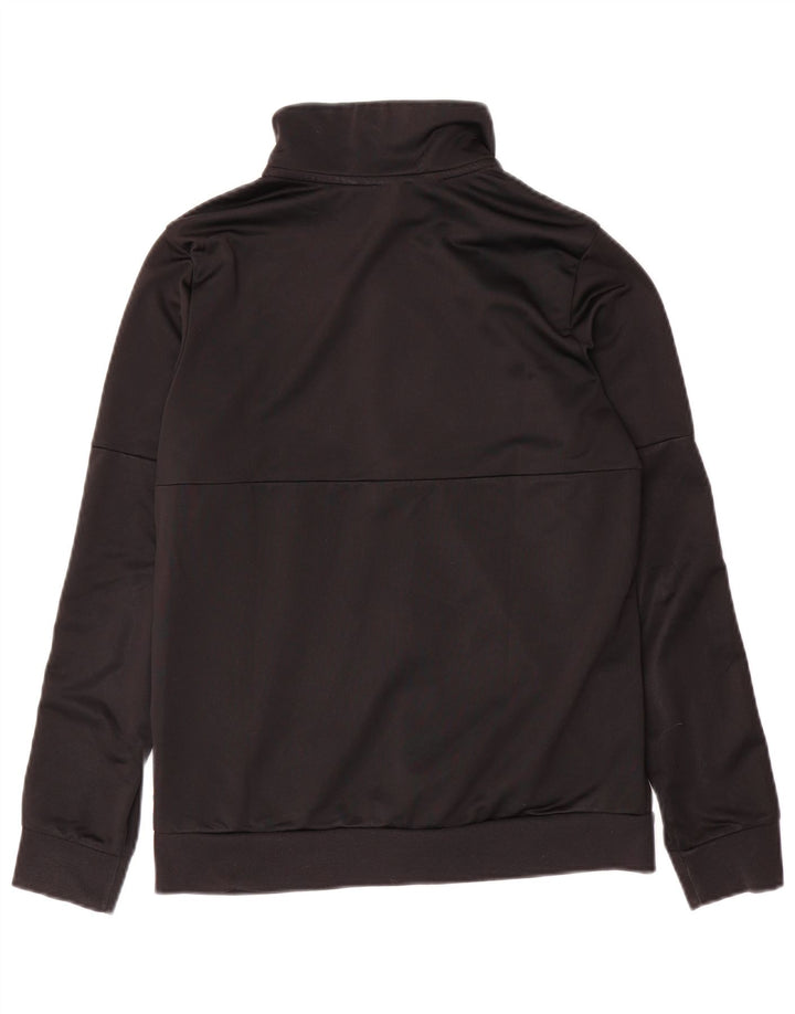 Adidas Damen Primegreen Trainingsanzug Top Jacke UK 12 Medium Schwarz Polyester
