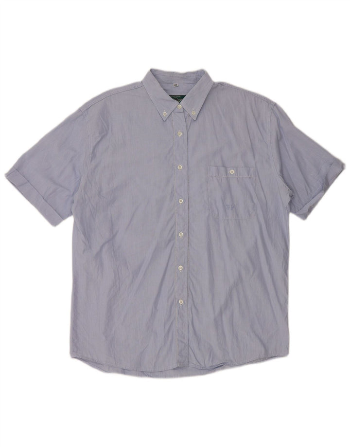 Colmar Damen Ten Yards Kurzarmhemd EU 46 XL Blauer Nadelstreifen