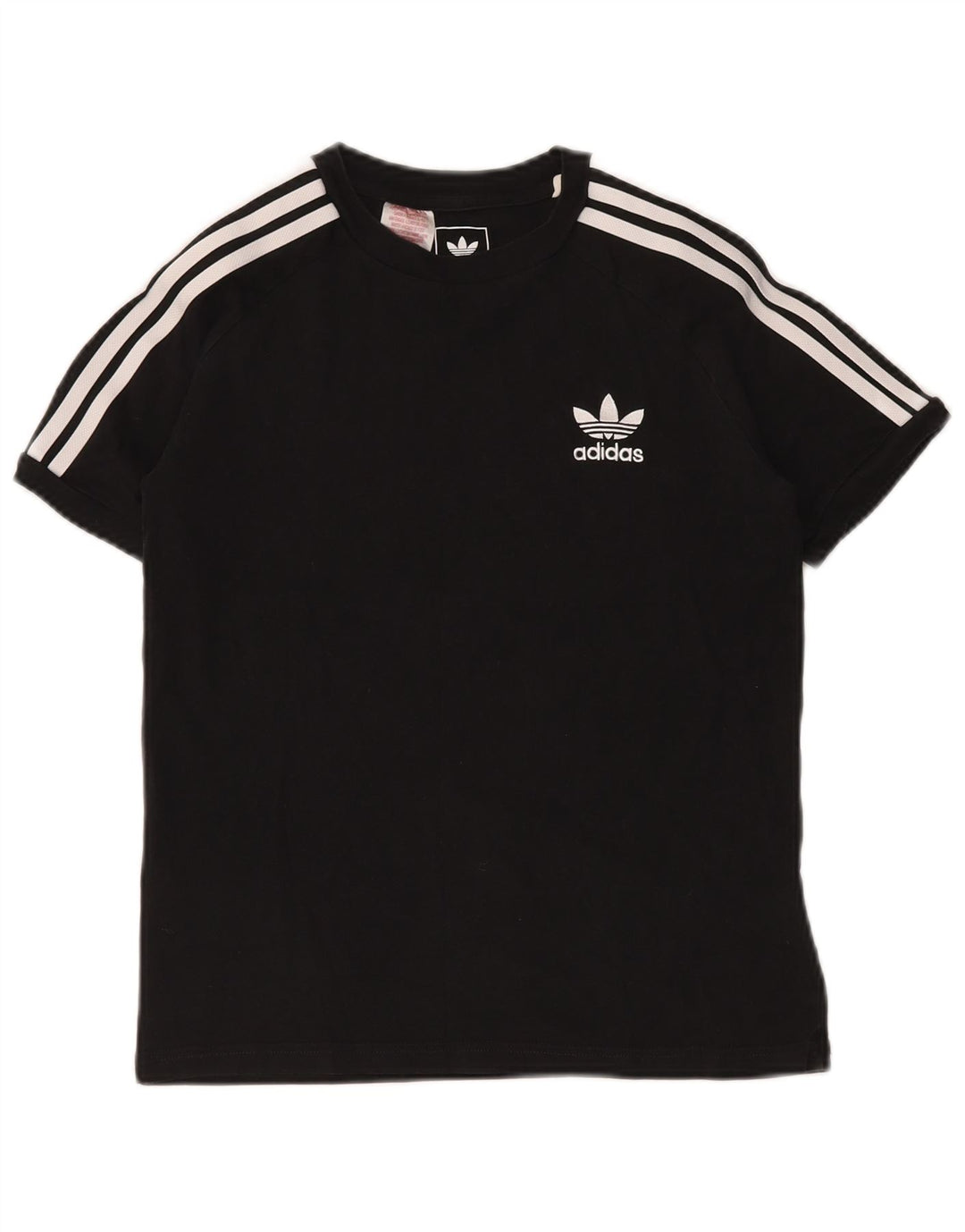 ADIDAS T-Shirt für Jungen, 11–12 Jahre, schwarze Baumwolle