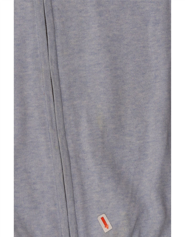 LEVI'S Damen-Cardigan-Pullover UK 10 Small Blaue Baumwolle