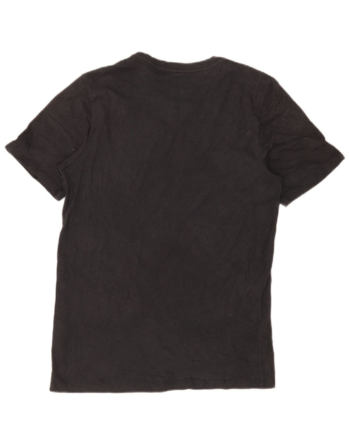 NIKE Herren Athletic Cut T-Shirt Top Small Schwarz Baumwolle