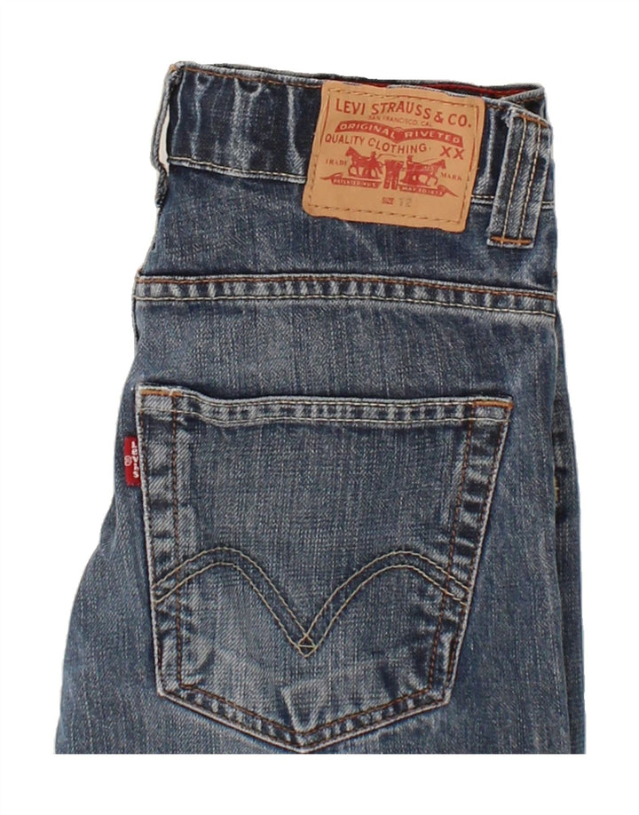 LEVI'S Boys Straight Jeans 11-12 Years W26 L25 Blue Vintage Levi's and Second-Hand Levi's from Messina Hembry 