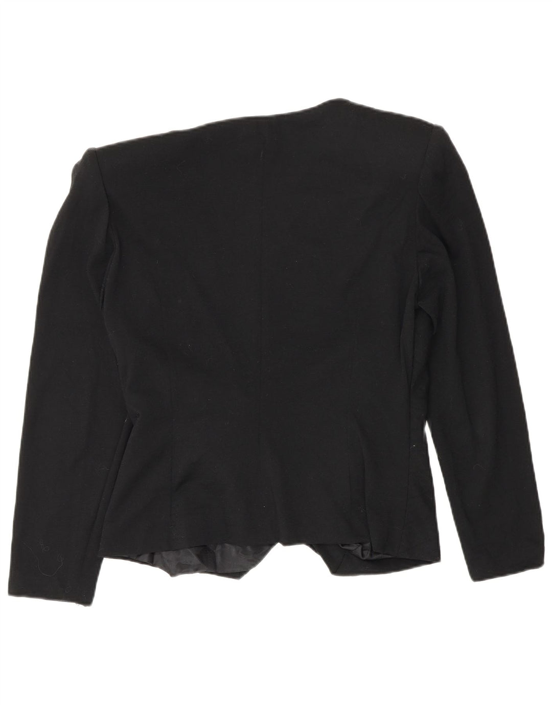 Luisa Spagnoli Damen Strickjacke Top IT 46 Große schwarze Wolle
