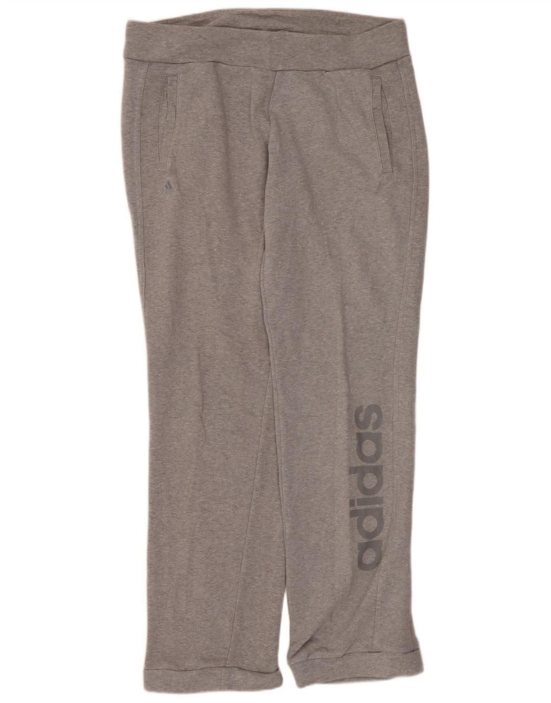 ADIDAS Damen Graphic Trainingshose Jogger UK 12/14 Mittelgrau