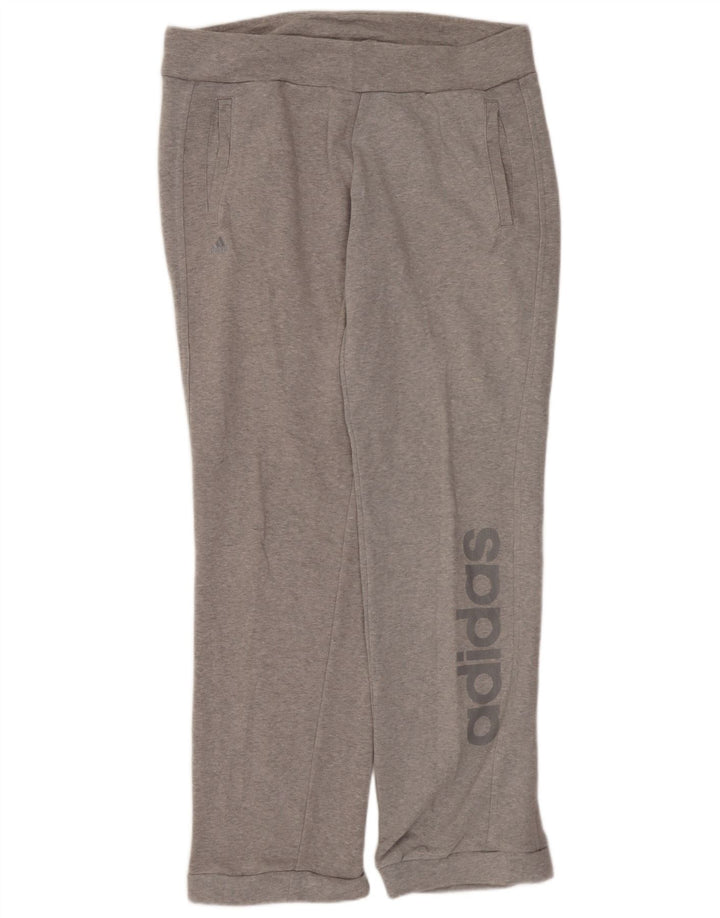 ADIDAS Damen Graphic Trainingshose Jogger UK 12/14 Mittelgrau