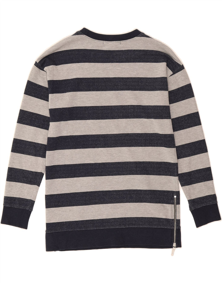 MICHAEL KORS Mens Sweatshirt Jumper Small Black Striped Cotton Vintage Michael Kors and Second-Hand Michael Kors from Messina Hembry 
