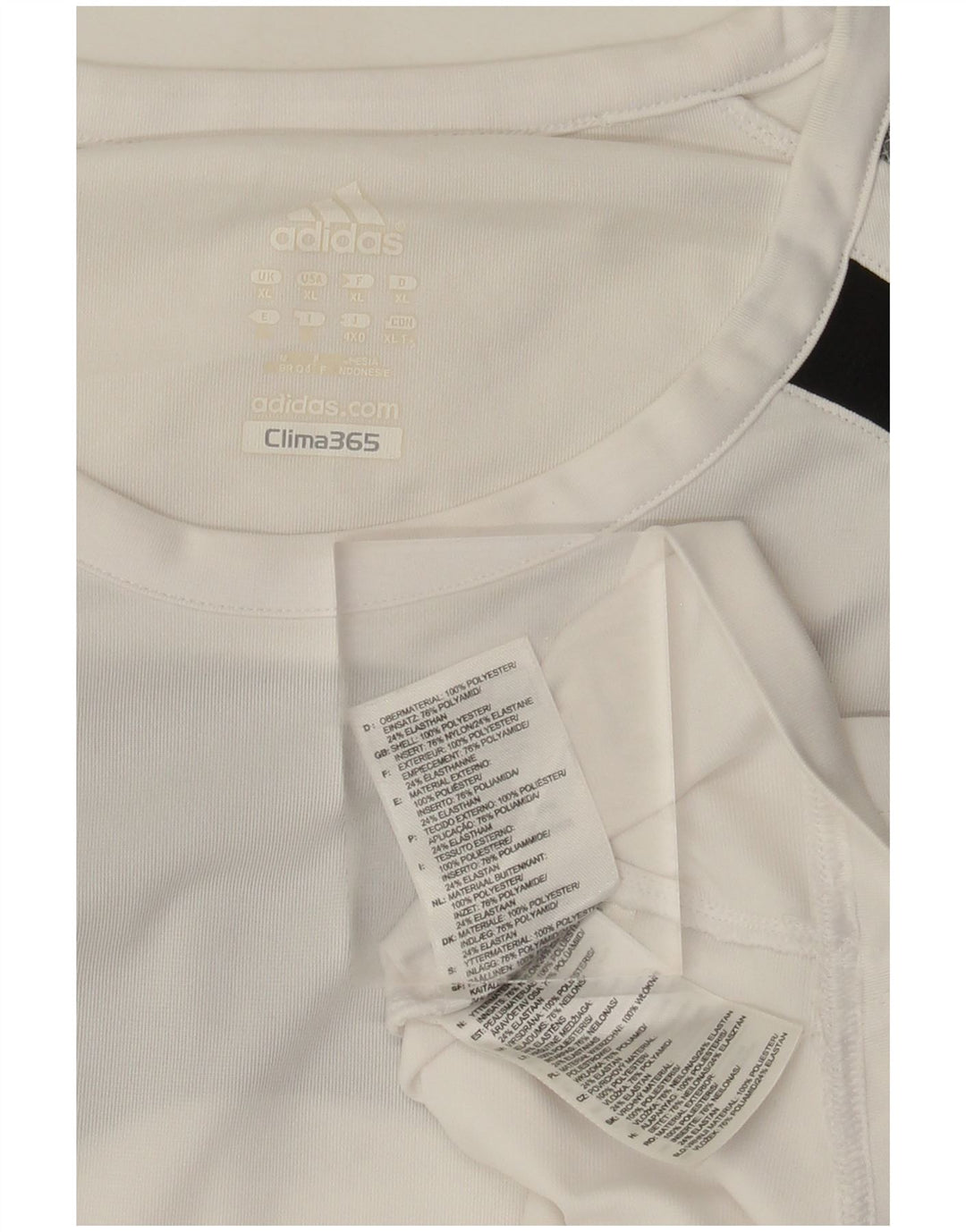 Adidas Herren Clima 365 Weste Top XL Weiß Colourblock Polyester
