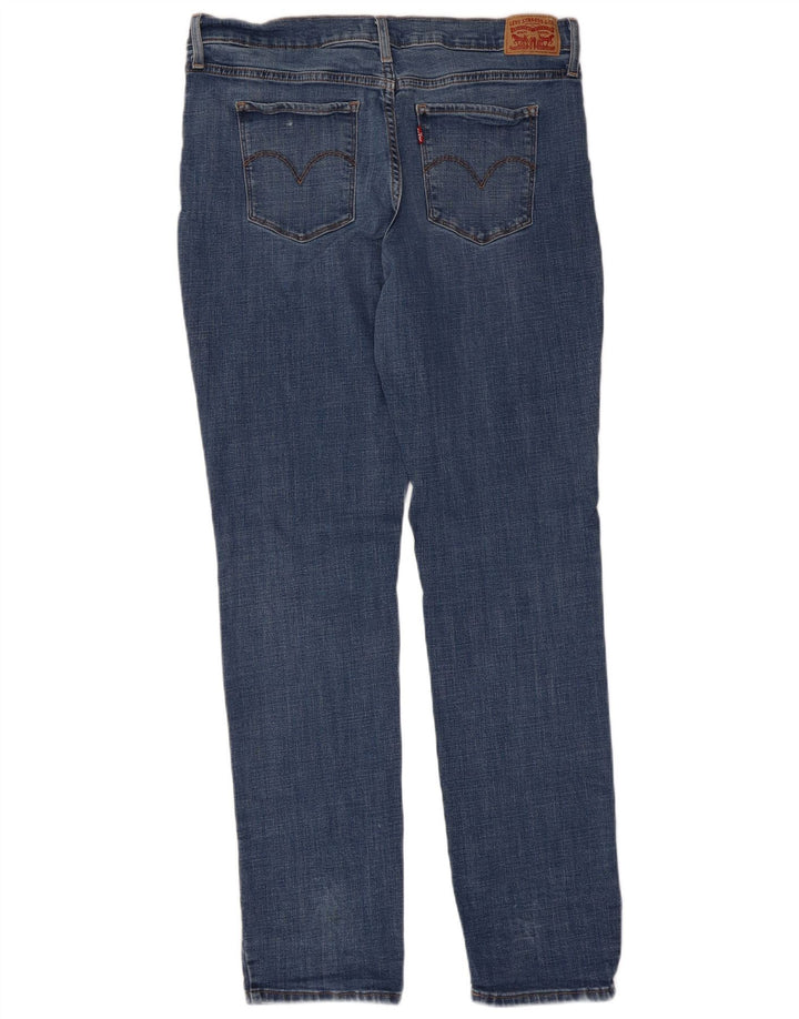 Levi's Damen 312 Shaping Slim Jeans W33 L32 Blaue Baumwolle