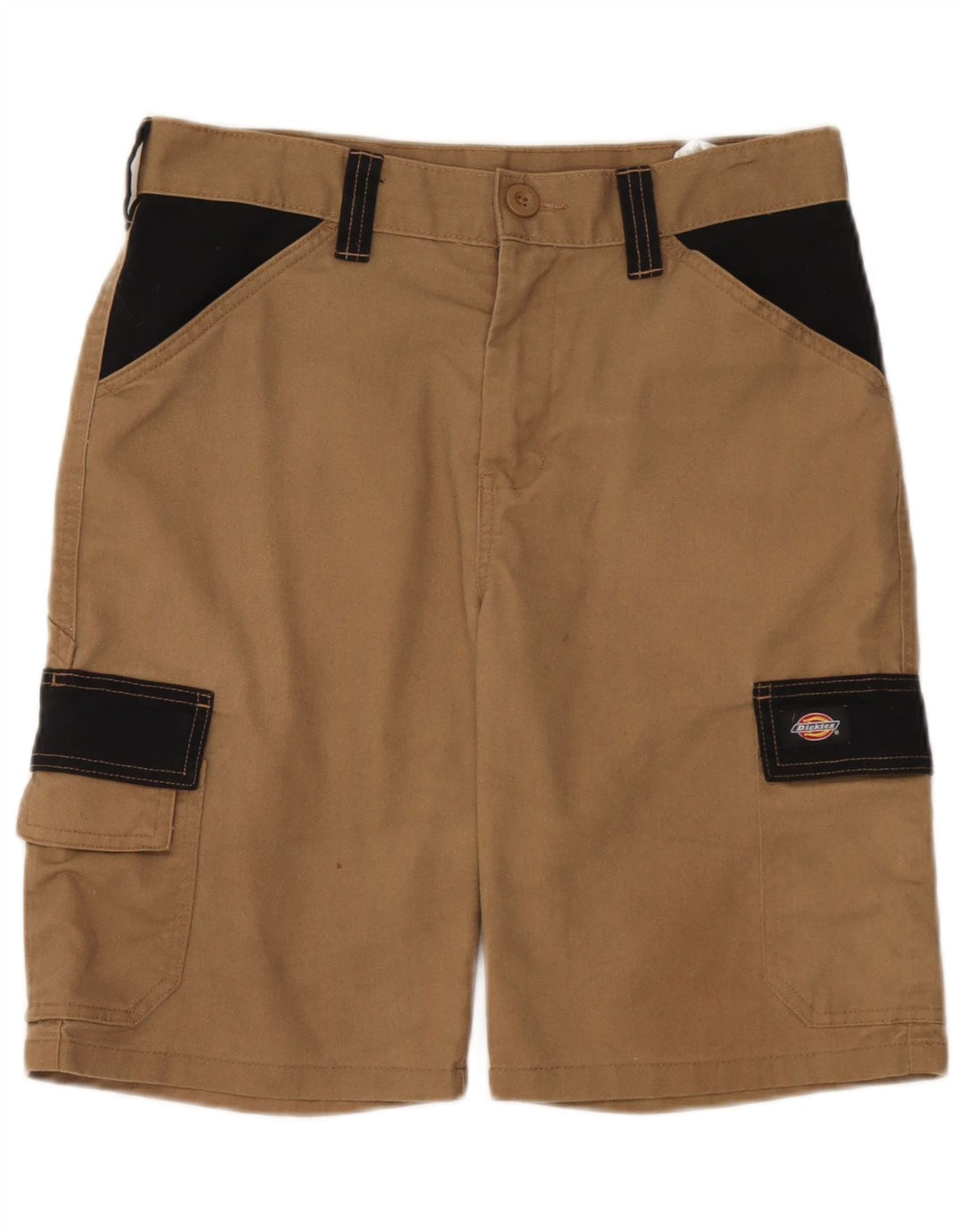 Dickies Herren-Cargoshorts W31 Mittelbeigefarbenes Colourblock-Polyester