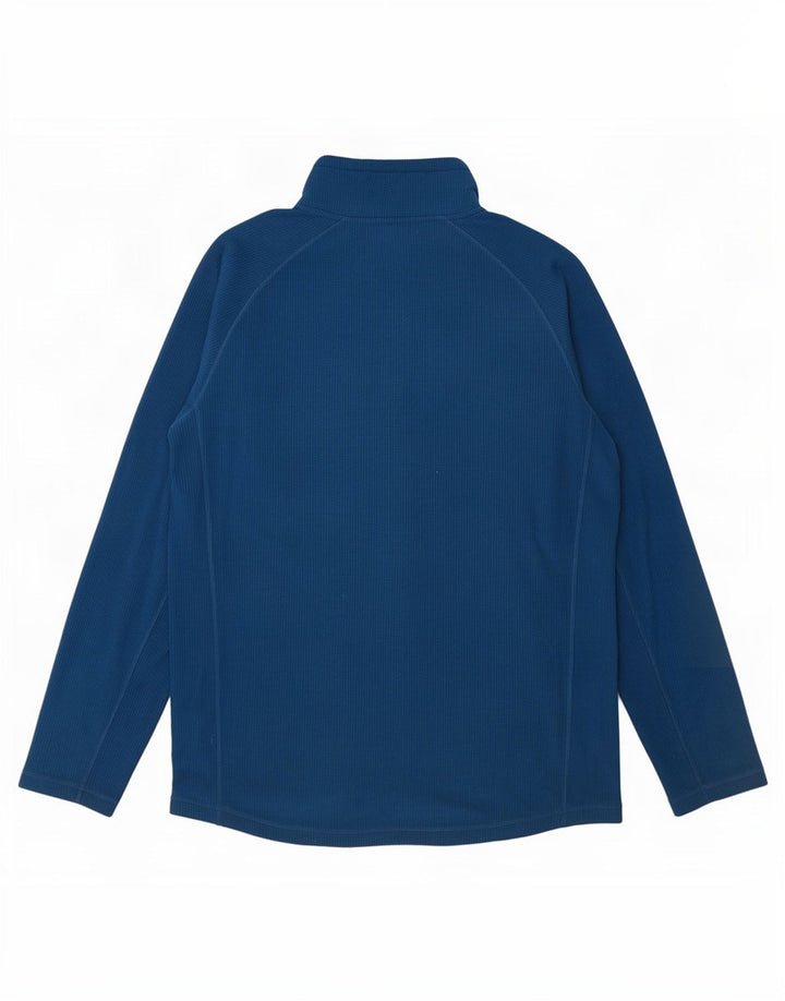 Lowe Alpine Herren-Fleecepullover mit Reißverschluss am Hals, groß, marineblaues Polyester