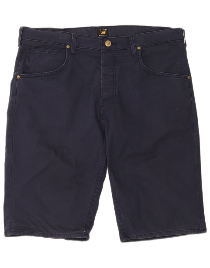 Lee Herren-Jeansshorts W36, groß, marineblaue Baumwolle