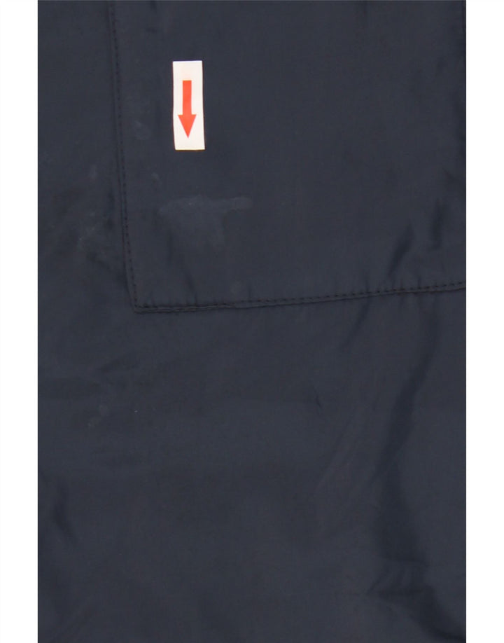 Zara Herren Windjacke UK 42 XL Marineblau Polyester