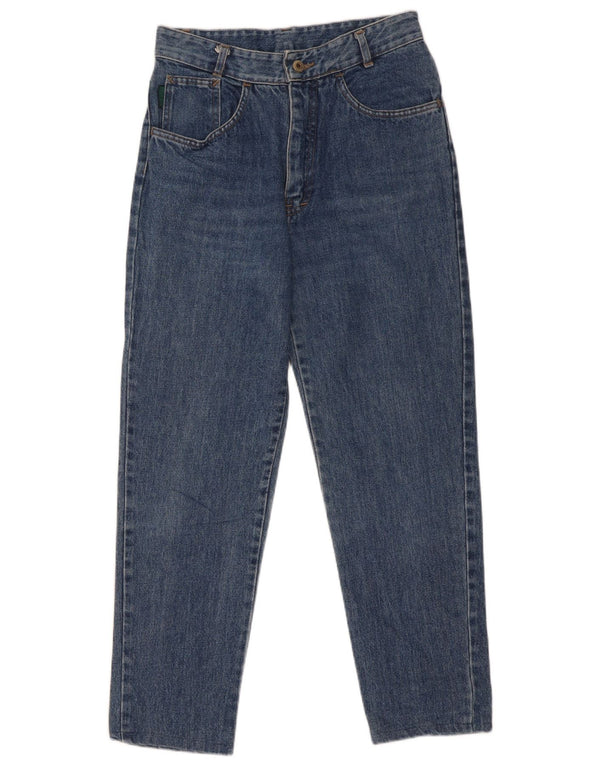 Mash Damen-Jeans mit hoher Taille, Größe 46, Größe L, W30, L28, Blau, Baumwolle