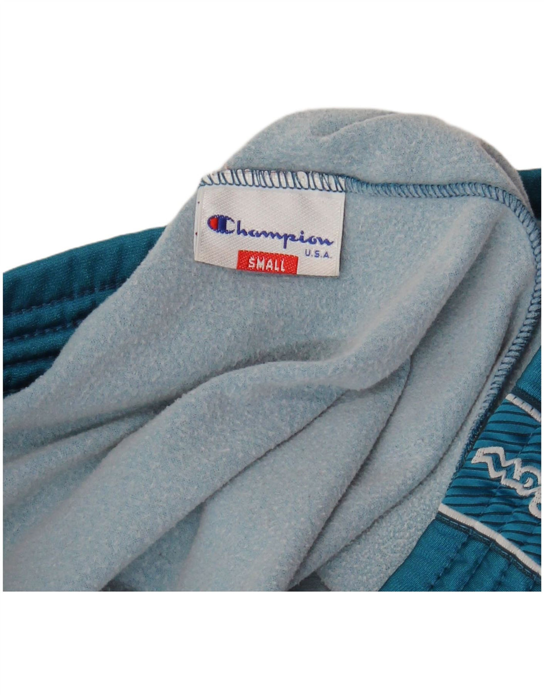 CHAMPION Herren-Trainingshose mit Grafik, Größe S, Blau