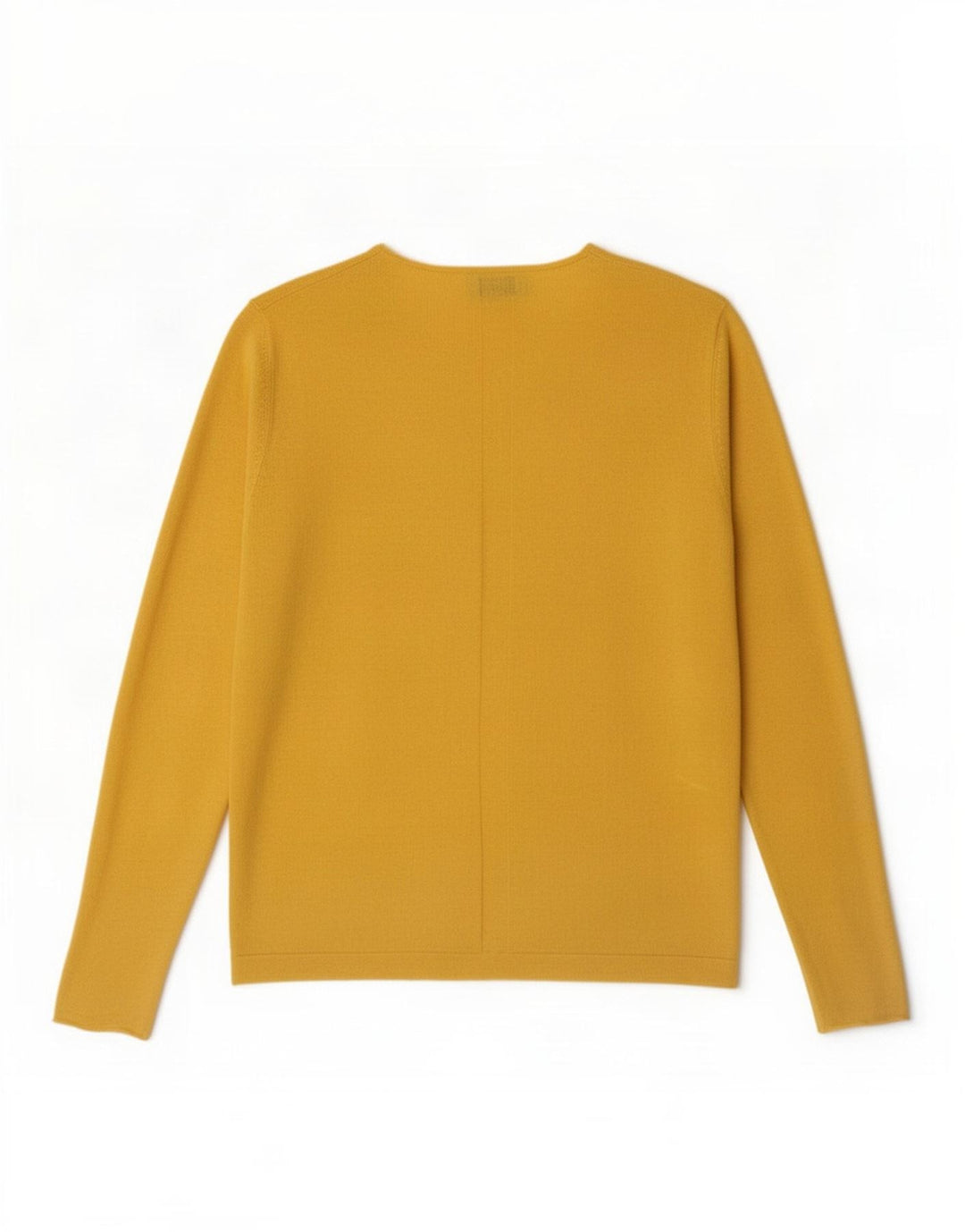 Jigsaw Damen Top Langarm UK 10 Small Gelb Polyamid