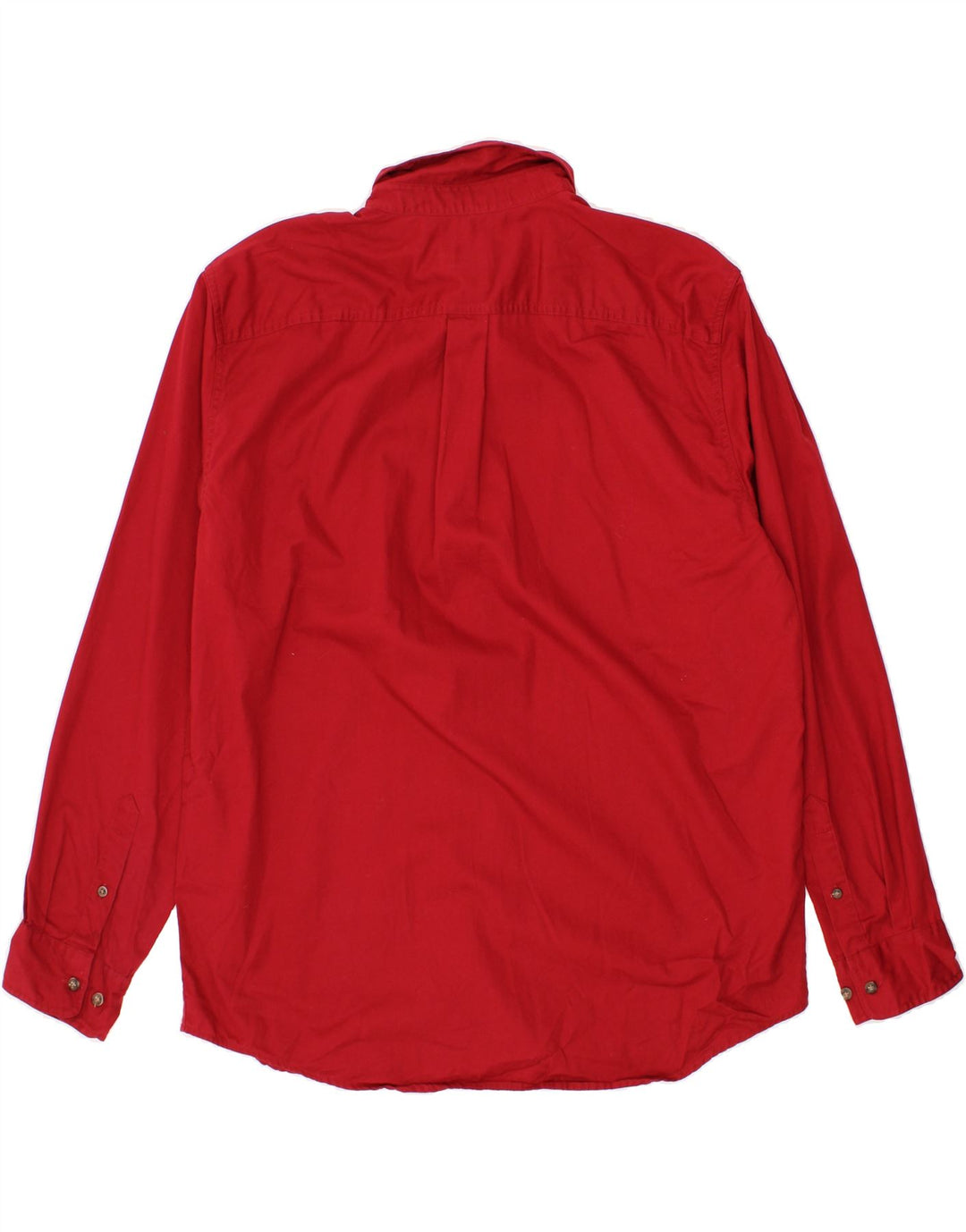EDDIE BAUER Mens Relaxed Fit Shirt Large Red Cotton Vintage Eddie Bauer and Second-Hand Eddie Bauer from Messina Hembry 