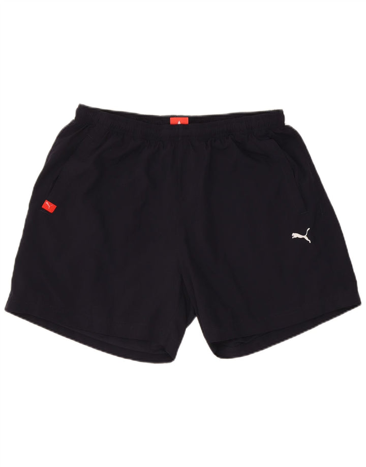 Puma Herren Sport Shorts XL Marineblau Polyester