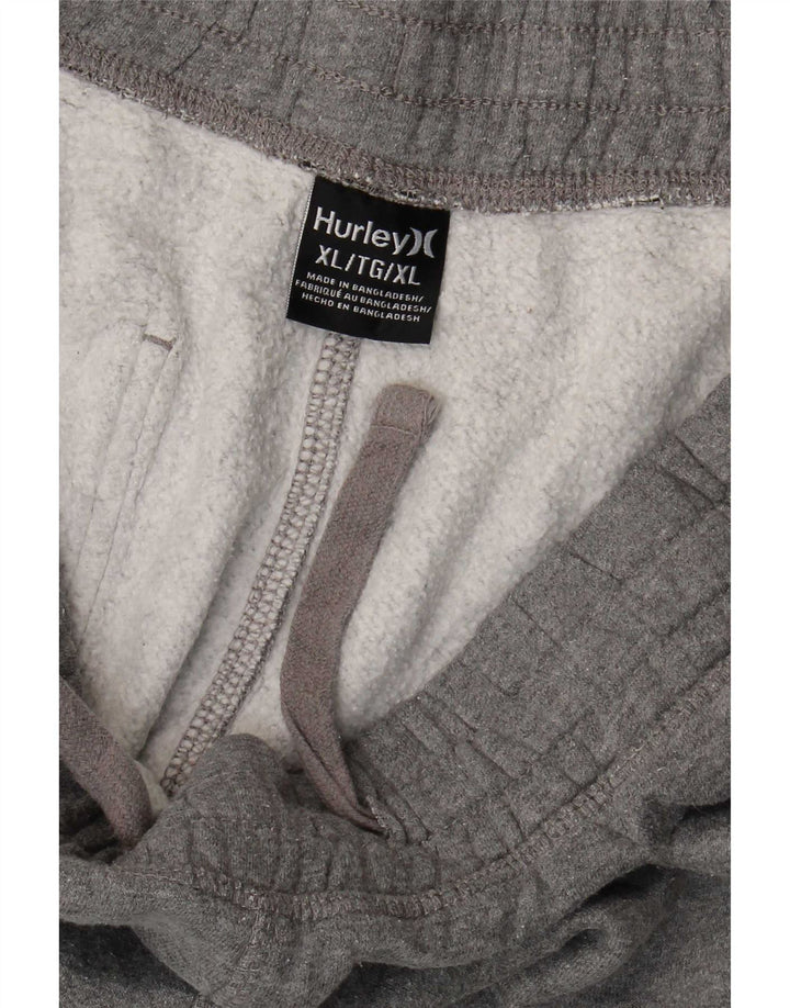 Hurley Herren-Trainingshose mit Grafik, Jogginghose, XL, Grau