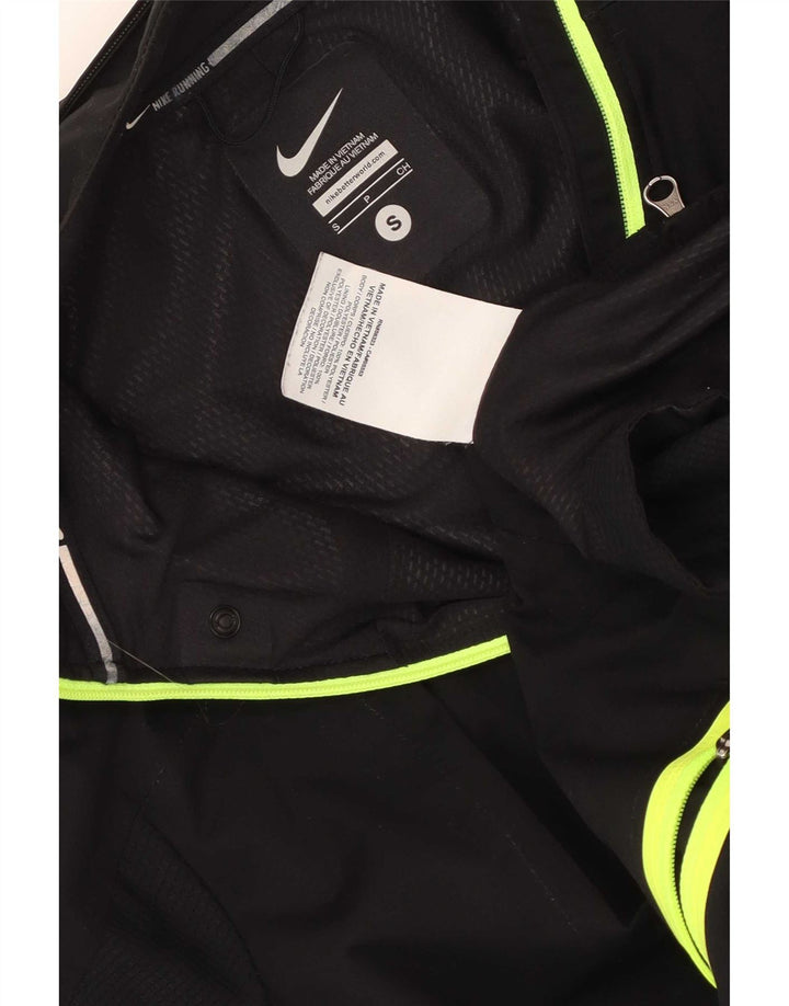Nike Herren-Trainingsanzugoberteil, Jacke, Größe S, Schwarz, Polyester